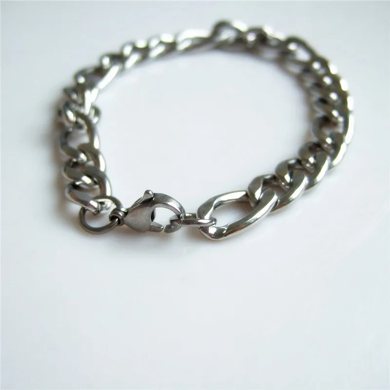 1pcNew arrival Punk style gifts mens jewelry stainless steel bracelets