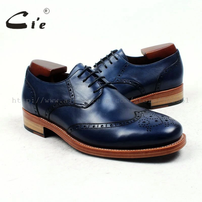 Couro Do D135 Dos Genuíno Bespoke De Bezerro Handmade Goodyear Marinha Personalizado Cie No Dedo Redondo Frete Welted Sapato Homens Pé Causal Derby Grátis qBw8nPZ
