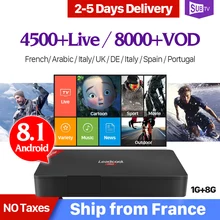 1 Year Italia Arabic French IP TV Subscription Leadcool Pro Full HD SUBTV RK3229 4K H.265 Decoder 2.4G WIFI IPTV 1G 8G          