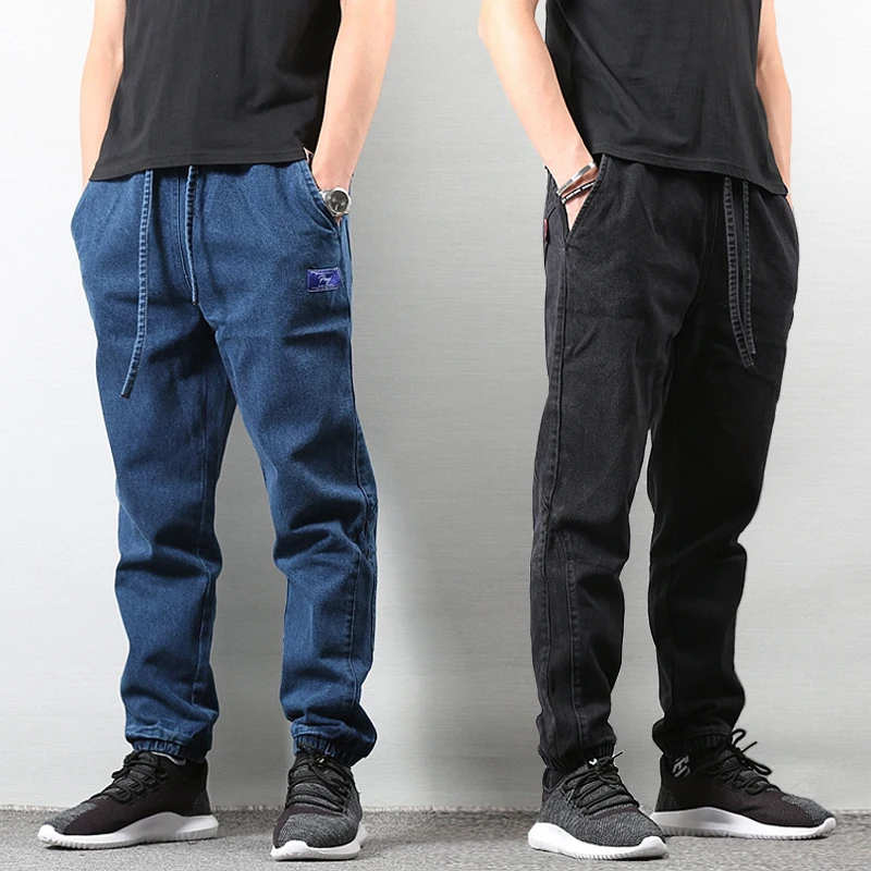 Japanese Style Fashion Men Jeans Loose Fit Blue Color Classical Denim ...