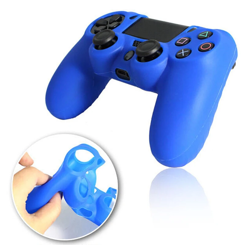 

Fornorm Silicone Protective Skin Cover Case for Sony Playstation PS4 Play Station PS 4 Dualshock 4 Game Gamepad Joystick