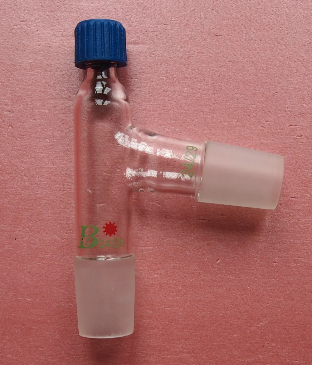 Buy 24/29,3 way Glass Thermometer adapter,with Plastic