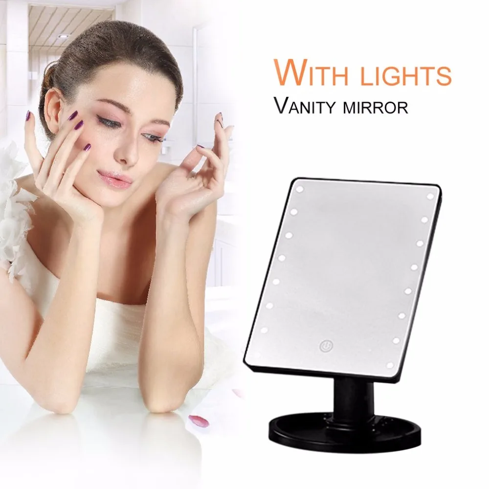 16LED Luminous Screen Makeup Mirror Vanity led light Mirror Beauty