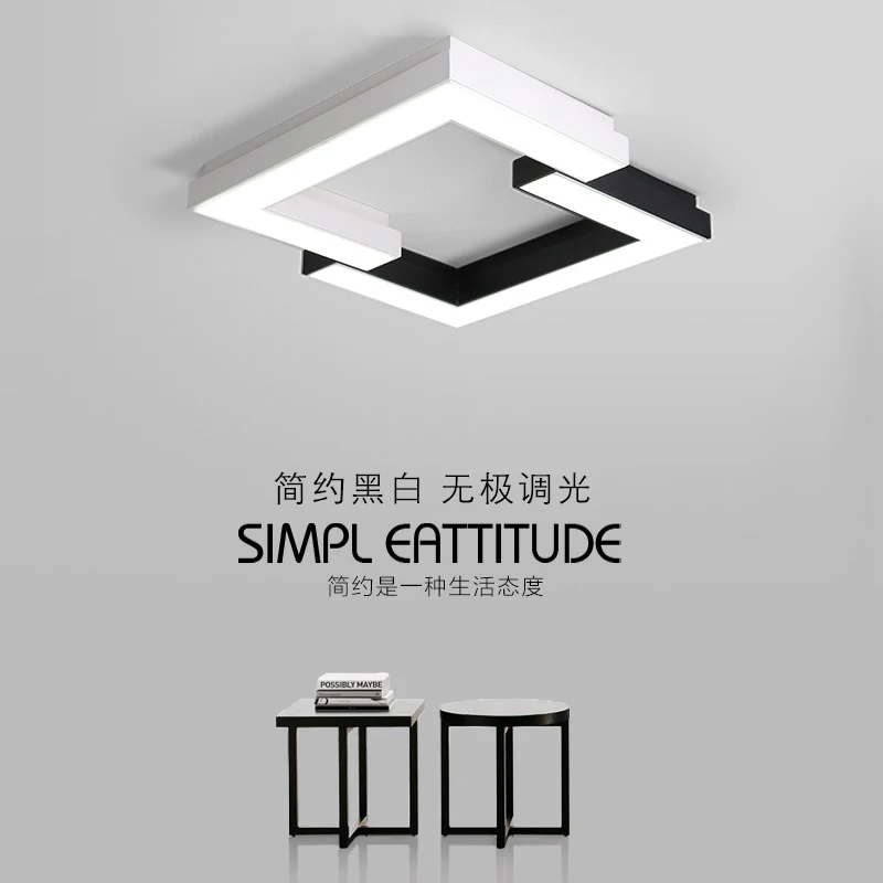 

Living Room, Bedroom, LED Lighting, Studio, Conference Room, Black-and-White Splicing, Remote Control Roof Lighting