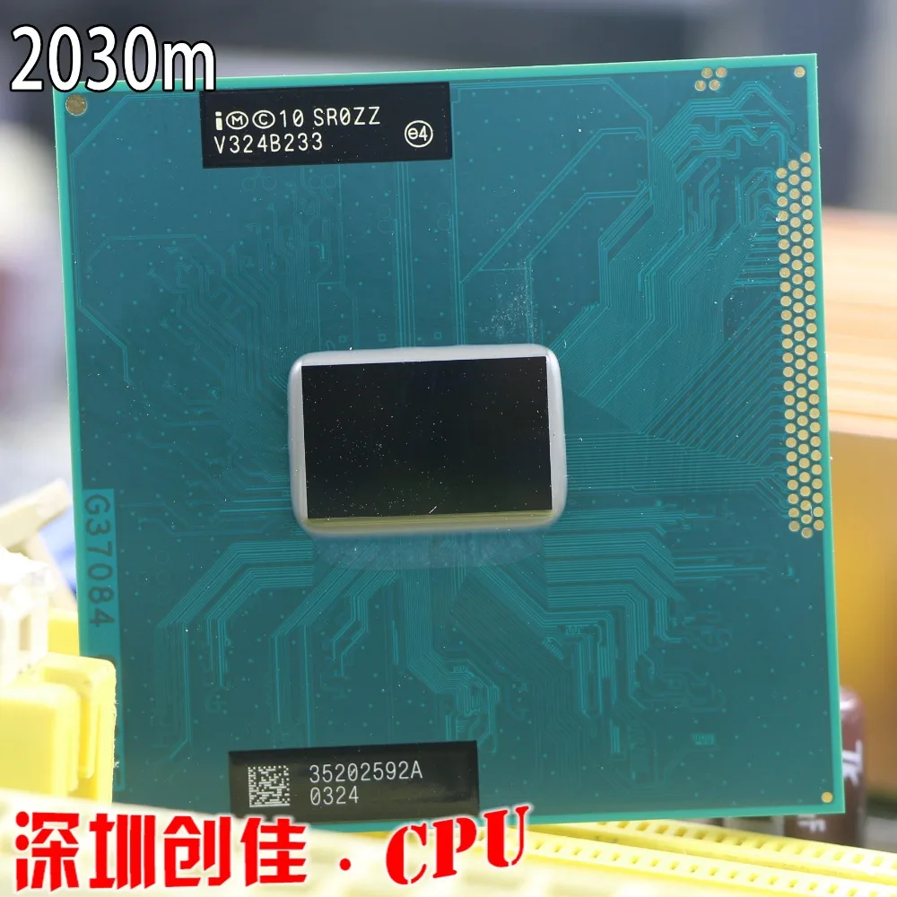 

Original lntel Pentium CPU Processor Dual-Core Mobile chip SR0ZZ 2030M Official version rPGA988B Socket G2 2.5GHz 2020m