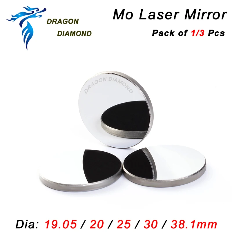 1 шт. 30 мм Mo зеркало, CO2 лазерная резка машины молибденовое зеркало, лазерное зеркало 30 мм, отражающее зеркало