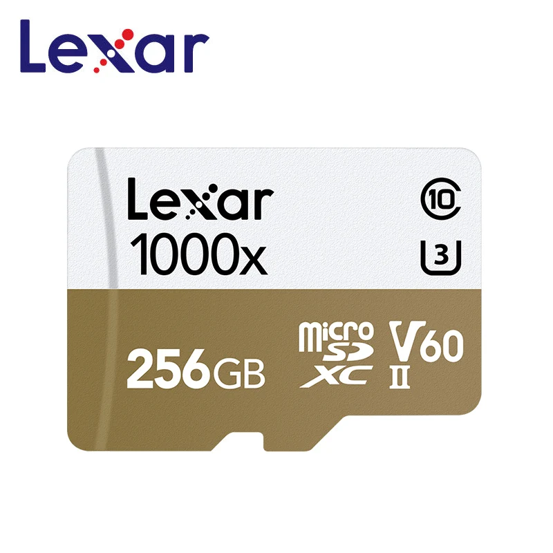 Lexar 1000X Micro SD 128 ГБ 32 ГБ 64 Гб 256 ГБ Micro SD карты SD/TF флэш-карты 150M U3 4K карта памяти 32 64 128 Гб microSD для телефона