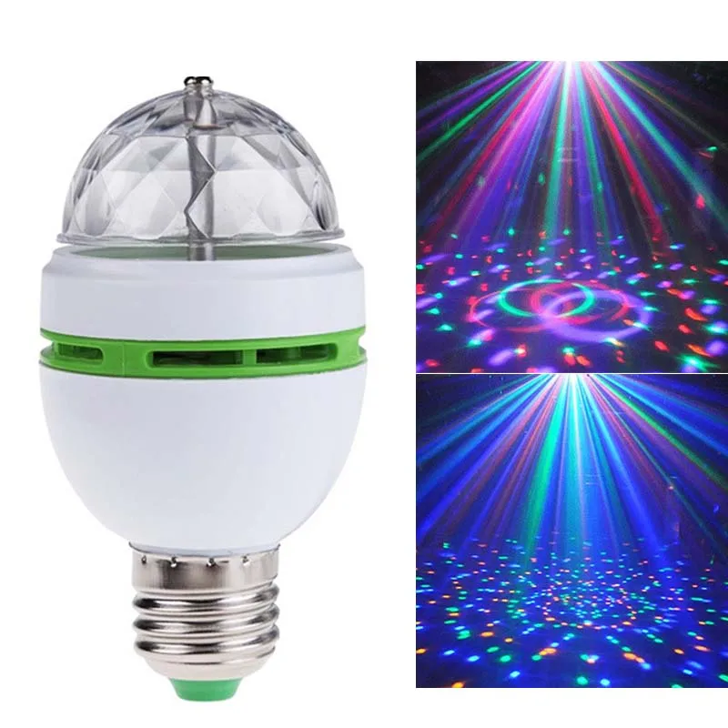 

Baby Light Toys White and Green LED Stage Lamp Decoration RGB Rotating Bulb Colorful Pattern Lamp KTV/Ballroom/Bar Glowing Toy 2