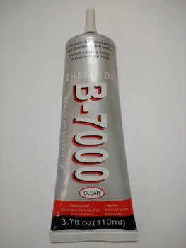 

ZHANLIDA Rhinestone Glue Epoxy Resin 5PC B7000 110ml Super Glue Sealant For Jewelry Rhinestone Glass Mobile B-6000 UV Glue Gun