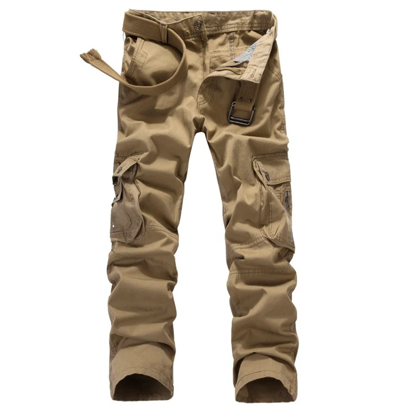 Men Outdoors Pants Camping Camouflage Cargo Hiking Trousers Multi ...