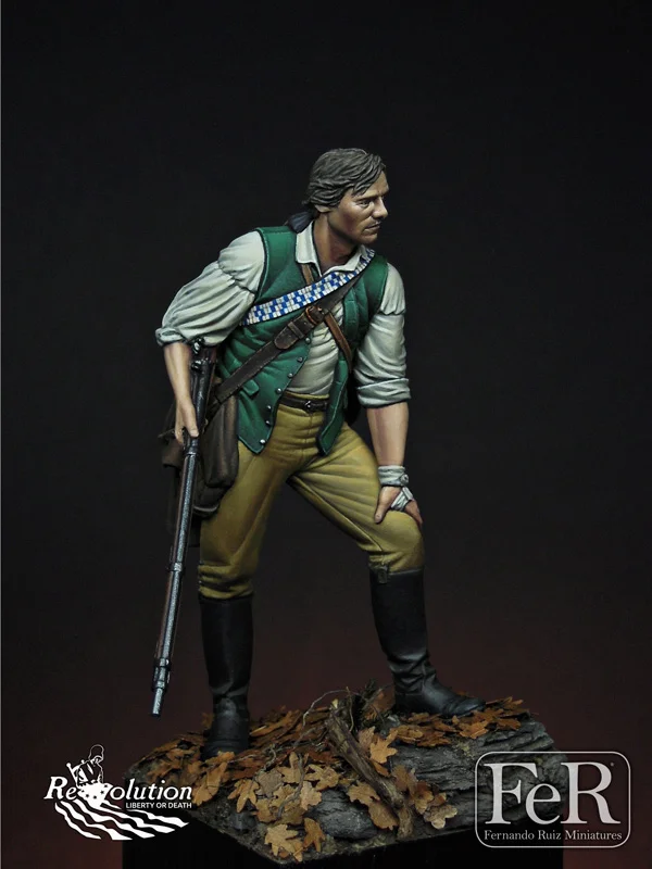 1/24 набор из смолы рисунок GK Minuteman Lexington 1775 история и гуманистические темы без