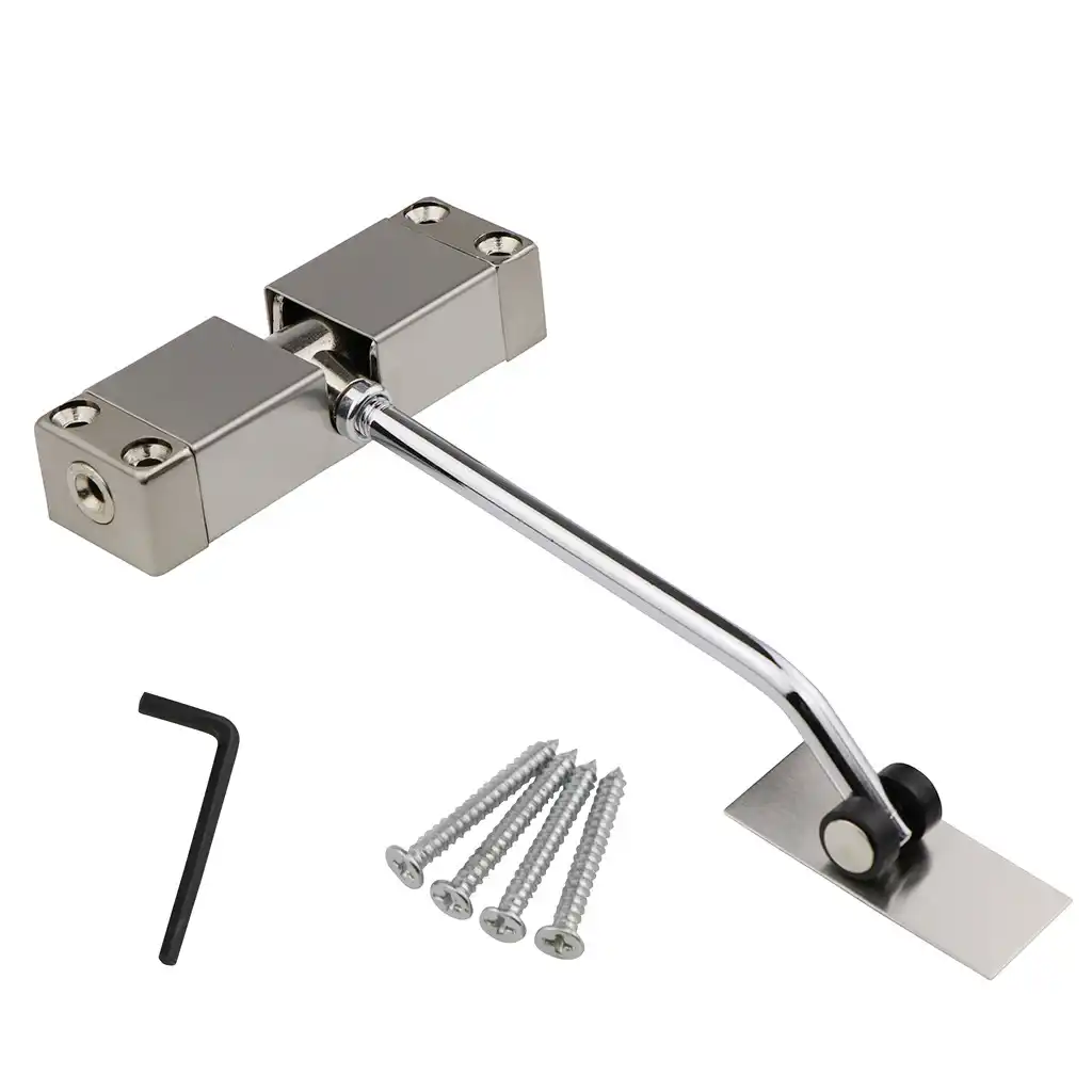 Adjustable Spring Door Closer Hinge Surface Mounted Tool Security Sale