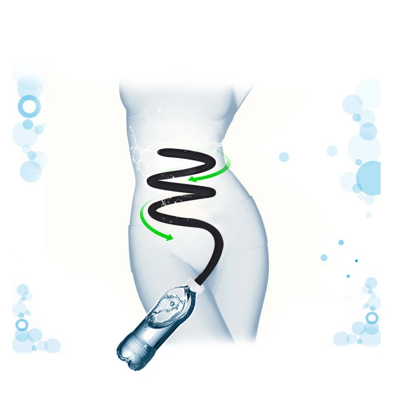 Мягкий медицинский клизма для анальной чистки силиконовый душ очиститель головы самоочищающийся Anus насадка Душевая клизма трубка очистки шланг