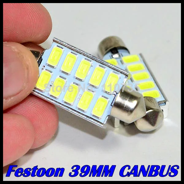 50 шт. гирлянда 10SMD 5630 5730 39 мм LED CANBUS ОШИБОК автомобилей номерных знаков Камера