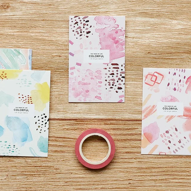 28 pcs/box Spectral painting Creative color Mini Lomo Card Valentine’s Day Greeting Card Postcard Birthday Gift Message Cards