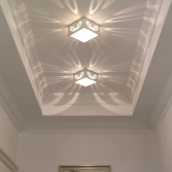 

3W Square Ceiling Light Metal Body Aisle Corridor LED Ceiling Lamp Balcony LED Lighting Fixture