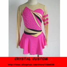 Лидер продаж Фигурное катание на Катание на коньках для Для женщин элегантное платье для девочки; Новинка бренд Vogue Катание на коньках платья для конкурса DR2888