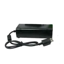 Blakc UK адаптер переменного тока зарядное устройство Кабель питания для Microsoft Xbox 360 тонкая консоль
