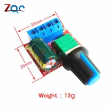 4.5-35V 90W PWM DC Motor Speed Controller Control Regulator Module 5A Switch Function LED Dimmer Board 20KHz