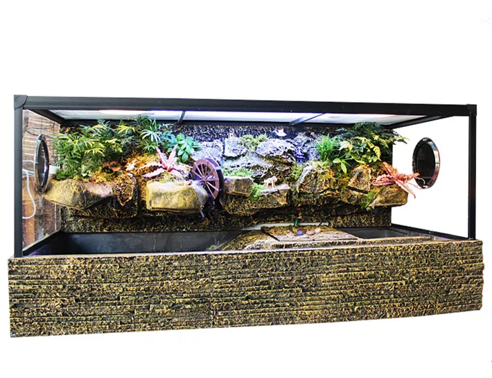 elleboog charme ideologie Grote Vivarium Paludarium Aquarium Schildpad Tank met Achtergrond UVA Licht  Koesteren Platform Regenwoud Kit met Baksteen Patroon Base|Terraria| -  AliExpress