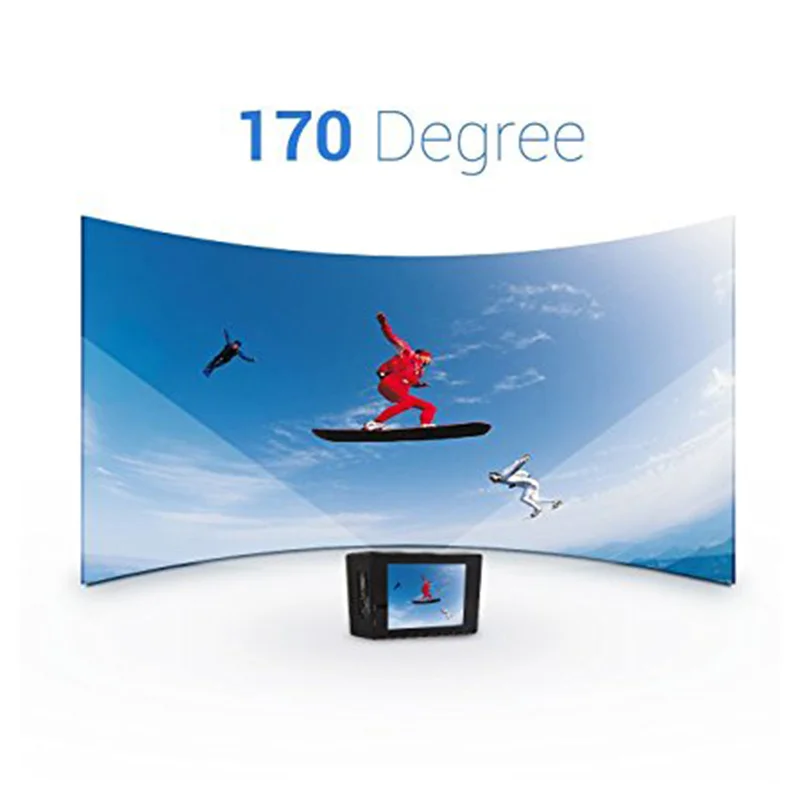 Экшн камера Ultra HD 4 K видеокамера с Wi Fi 16 МП 170 пикселей 2 дюйма f60 водонепроницаемая