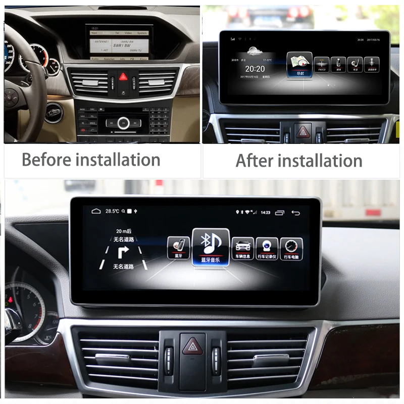 Cheap Liandlee Car Multimedia GPS Audio Radio For Mercedes Benz MB E Class W212 S212 E200 E350 2009~2016 CarPlay TPMS Navigation NAVI 0