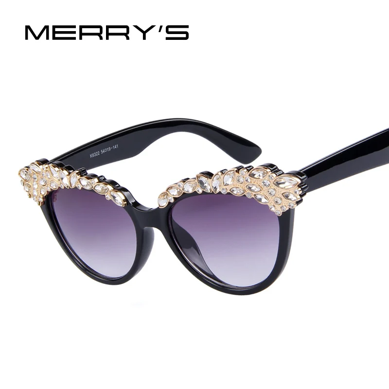 MERRY S Fashion Brand Design Women Cat Eye font b Sunglasses b font Retro Cat s