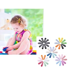 10 шт./компл. одноцветные заколки для волос Аксессуары Металлическая Детская девушка шпилька повседневный головной убор 5 стилей заколки для волос парикмахерские принадлежности