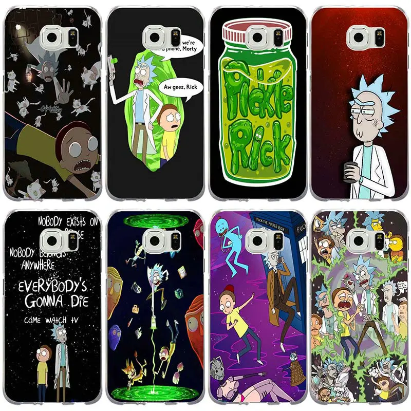 

Rick and Morty Season For Samsung Galaxy Note 3 4 5 8 S3 S4 S5 Mini S6 S7 S8 S9 S10 Lite Edge Plus Slim Soft TPU Phone Cases