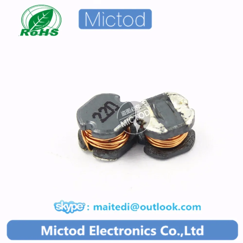 50 шт./лот 2.2uH 3.3uH 4.7uH SMD Мощности Индуктора CD43 6.8uH 10uH 22uH 2R2 3R3 4R7 6R8 100 220 Бесплатная