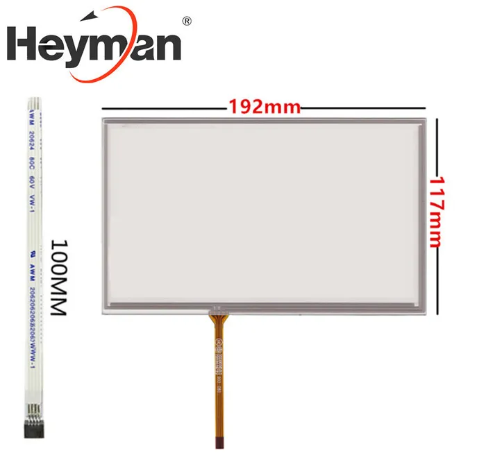 Heyman 8-дюймовый экран сопротивления HSD080IDW1 AT080TN64 AT080TN03 оригинальный рукописный