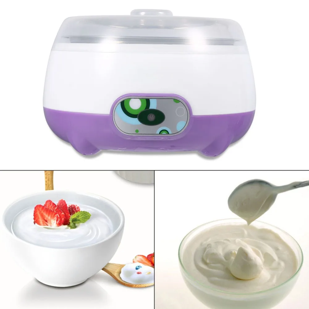 

Electric Automatic Yogurt Maker Machine Original Multifunction Household Stainless Steel Liner 1L Capacity Yoghurt DIY Tool