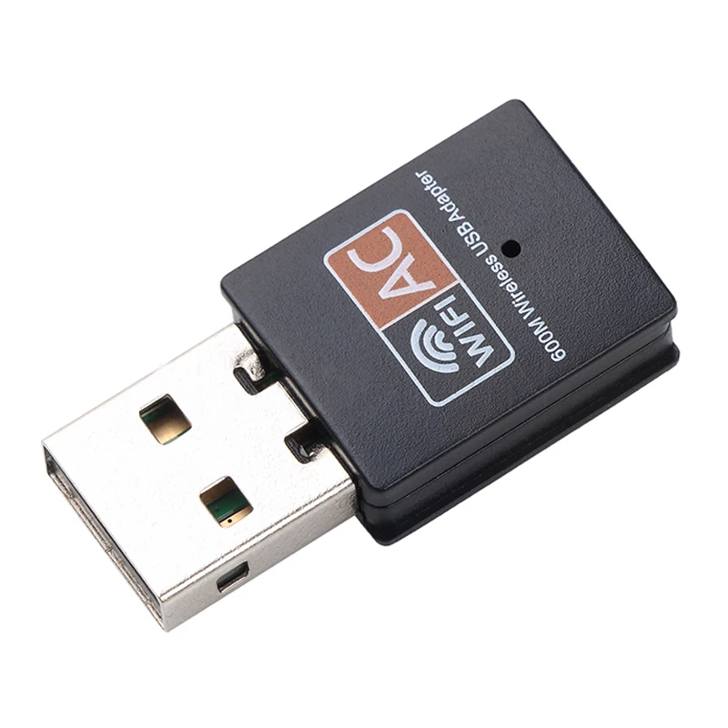 600 Мбит/с Usb беспроводной адаптер Wi-Fi Ethernet Сетевая карта Ac двухдиапазонный 2,4G/5.G Usb Wifi ключ Wifi приемник 802.11Ac