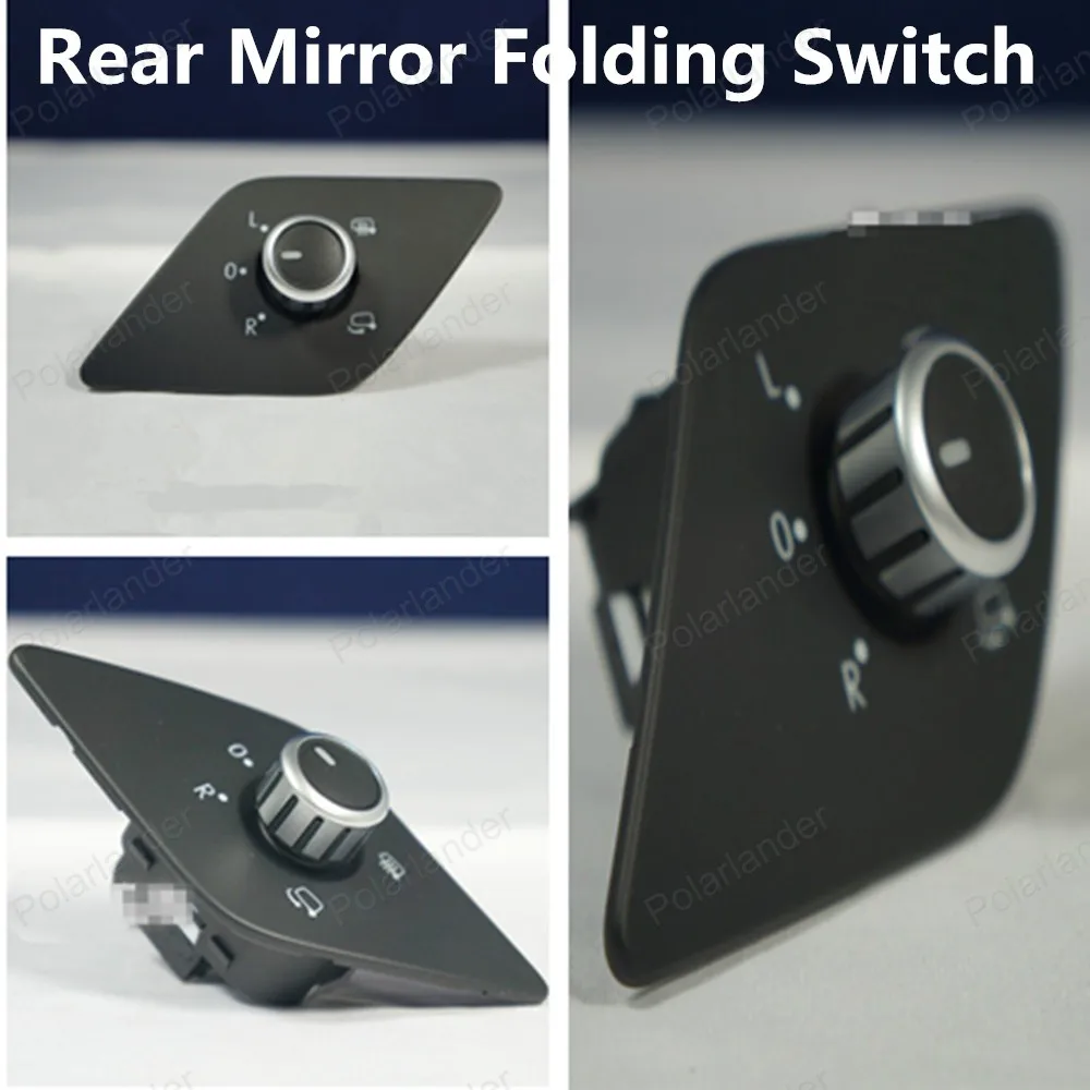 Polarlander 16D959565B/C Rear View Mirror Adjustment Switch Mirror