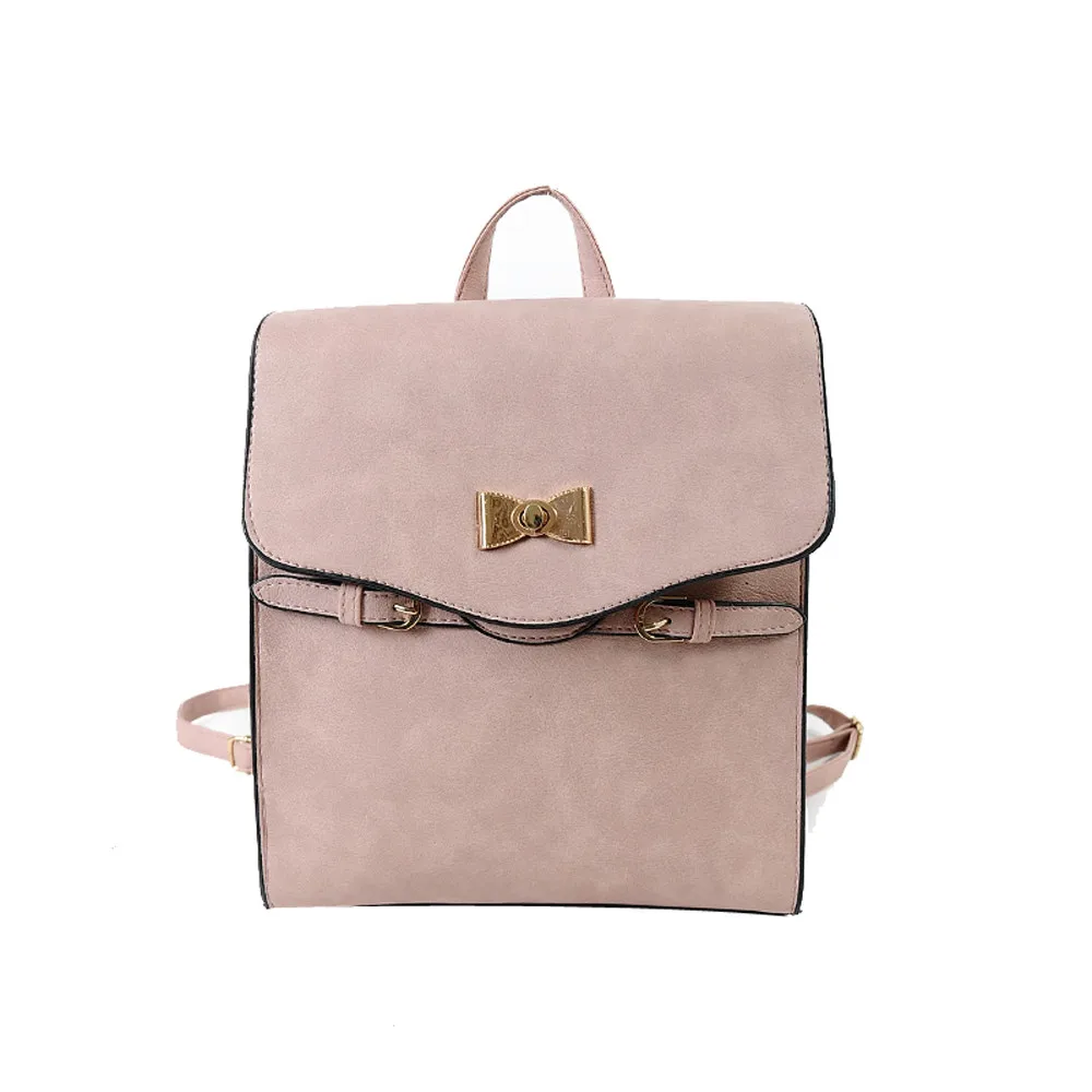 2017 New Arrival Leather Backpack Women Rucksack Girl Travel Backpack Ladies Double Shoulder School Bag mochila