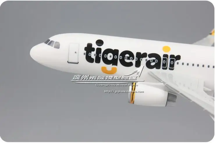 19 см Сингапур Tiger Air Airbus A320 1:200 собранные Самолеты Модель Сингапур airline модель самолета с W подставкой