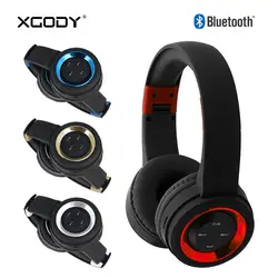 XGODY TR905 Bluetooth V4.0 Беспроводной наушники с микрофоном громкой связи телефонная гарнитура для iPhone/Xiaomi телефона Android HiFi бас