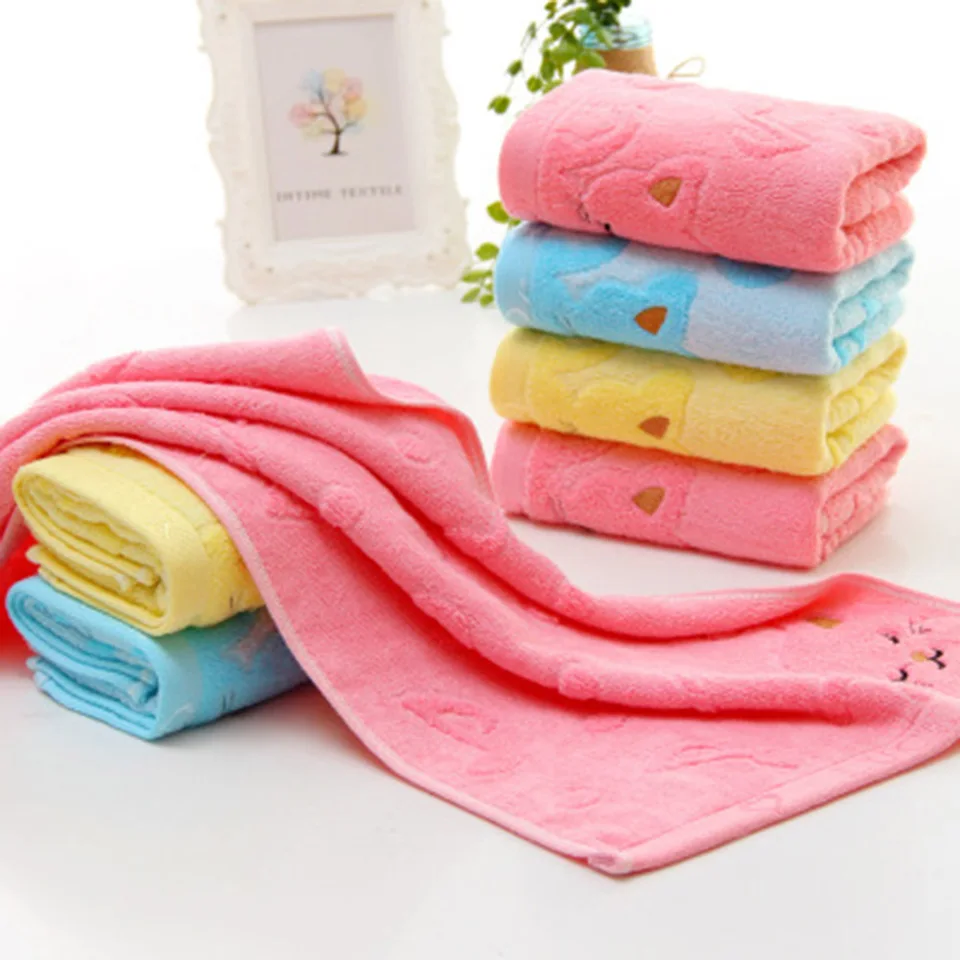 small towel for cleaning babies
