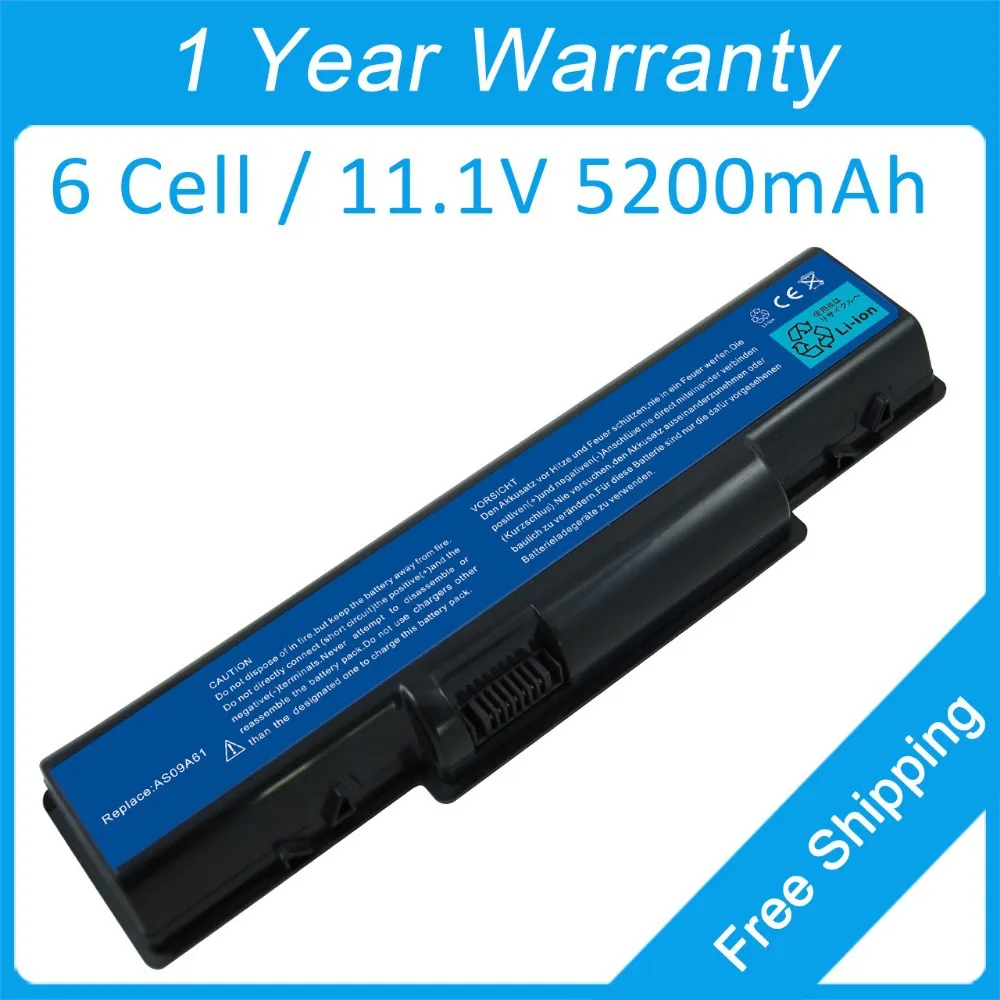 Новый аккумулятор 5200 мАч для ноутбука acer EasyNote TJ67 TJ68 TR83 TJ71 TJ72 TR85 TJ73 TJ74 AS09A41 AS09A51AS09A90