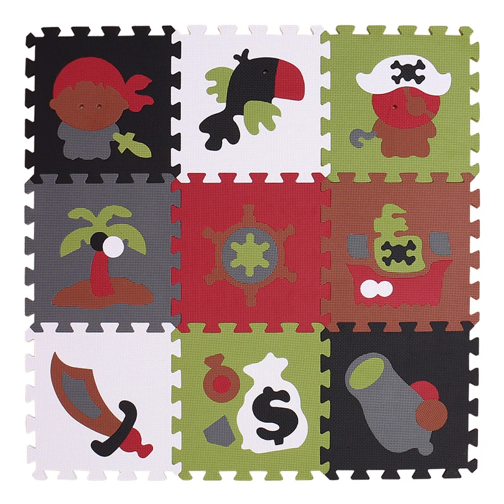 MQIAOHAM различные узоры EVA пена головоломка игровой коврик/детские коврики ковер Блокировка упражнений пол для детей плитка 30*30*1 см - Цвет: P012