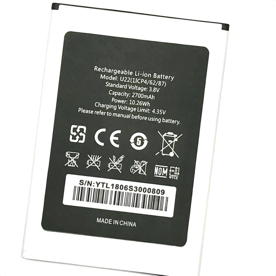 

Westrock 2700mAh Oukitel U22 Battery for Oukitel U22 Cell Phone