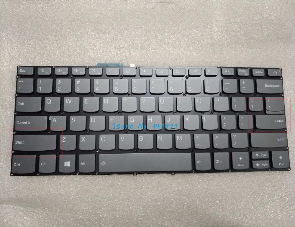 Клавиатура для ноутбука LENOVO IdeaPad 320-14 320-14ISK 320S-14IKB 320S-14IKBR SN20M61969 с подсветкой без рамки