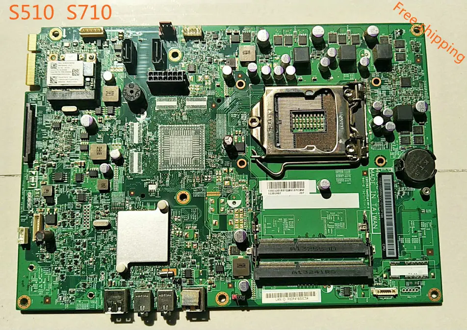 

03T9013 For Lenovo S510 S710 AIO Motherboard PIB65F/Tohoe 10086-1M 48.3ET04.01M Mainboard 100%tested fully work
