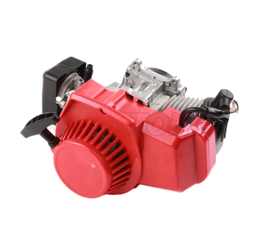 Nueva calidad Superior 43cc 47cc 49cc MOTOR de 2 tiempos para MOTOR MINI QUAD ROCKET POCKET BIKE