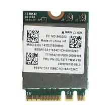 BCM943162ZP AC WLAN карта 2,4G и 5G 433M Wifi+ Bluetooth 4,0 NGFF FRU 00JT473 для lenovo G50-30 45 70 70M Z50-70-75 E455 E555