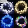 FENGRISE 2 5M Led Copper Wire String Lights Romantic Wedding Fairy Light Decoration AA Battery Operated New Year Christmas Decor ► Photo 2/6