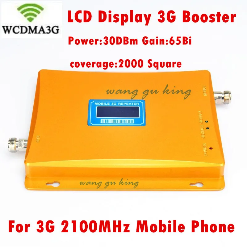 

LCD display!!! WCDMA 3G Repeater , 2100MHz 3G Cellular Signal Booster , 3G Mobile Phone Signal Repeater Booster Amplifier