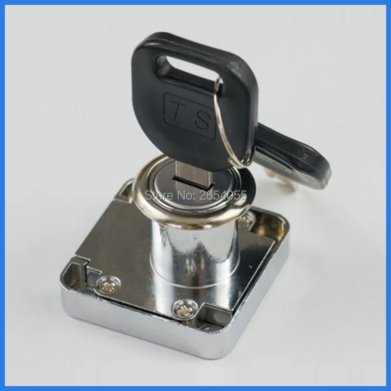 10 pcs 22mm cylinder half turned desk drawer lock furniture door lock