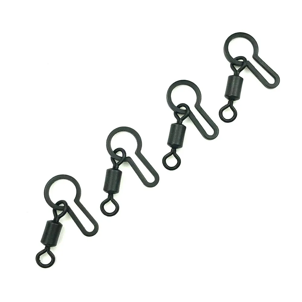 Matt Black Tear Drop Link Loops for Quick Kwik change swivels Carp Hair rigs Matt Black Tear Drop Link Loops for Quick Kwik change swivels Carp Hair rigs