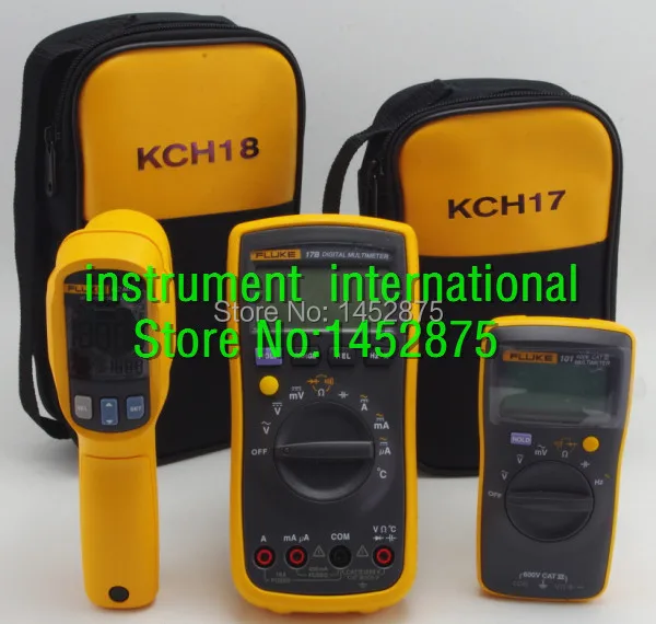 Мягкий чехол для мультиметра Fluke 15B 17B 18B 115 116 117 175 177 179 9040 9062 101 107 705 707 51 2 52 II (FIT c35)|case